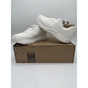 Brooks Addiction Walker 2 Men's Size 12 .5M- White Leather Shoes 1103181D142